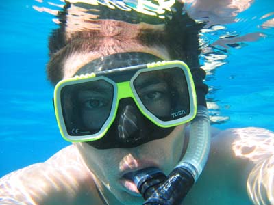 Jermy een heus snorkel model
